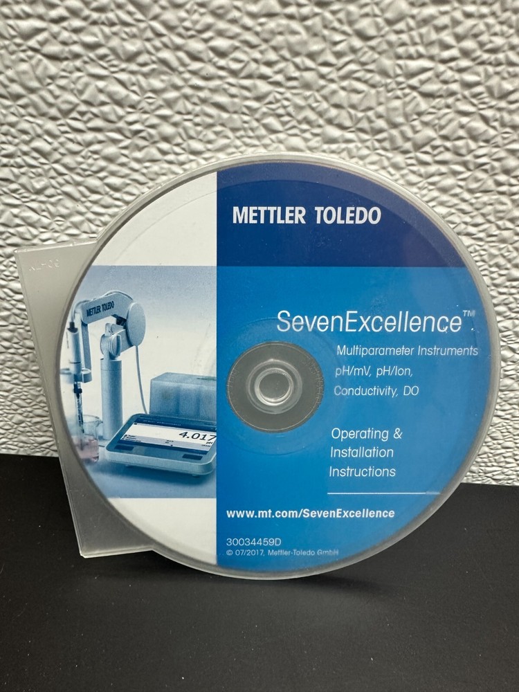 Mettler Toledo SevenExcellence Operation & Installation Instructions CD