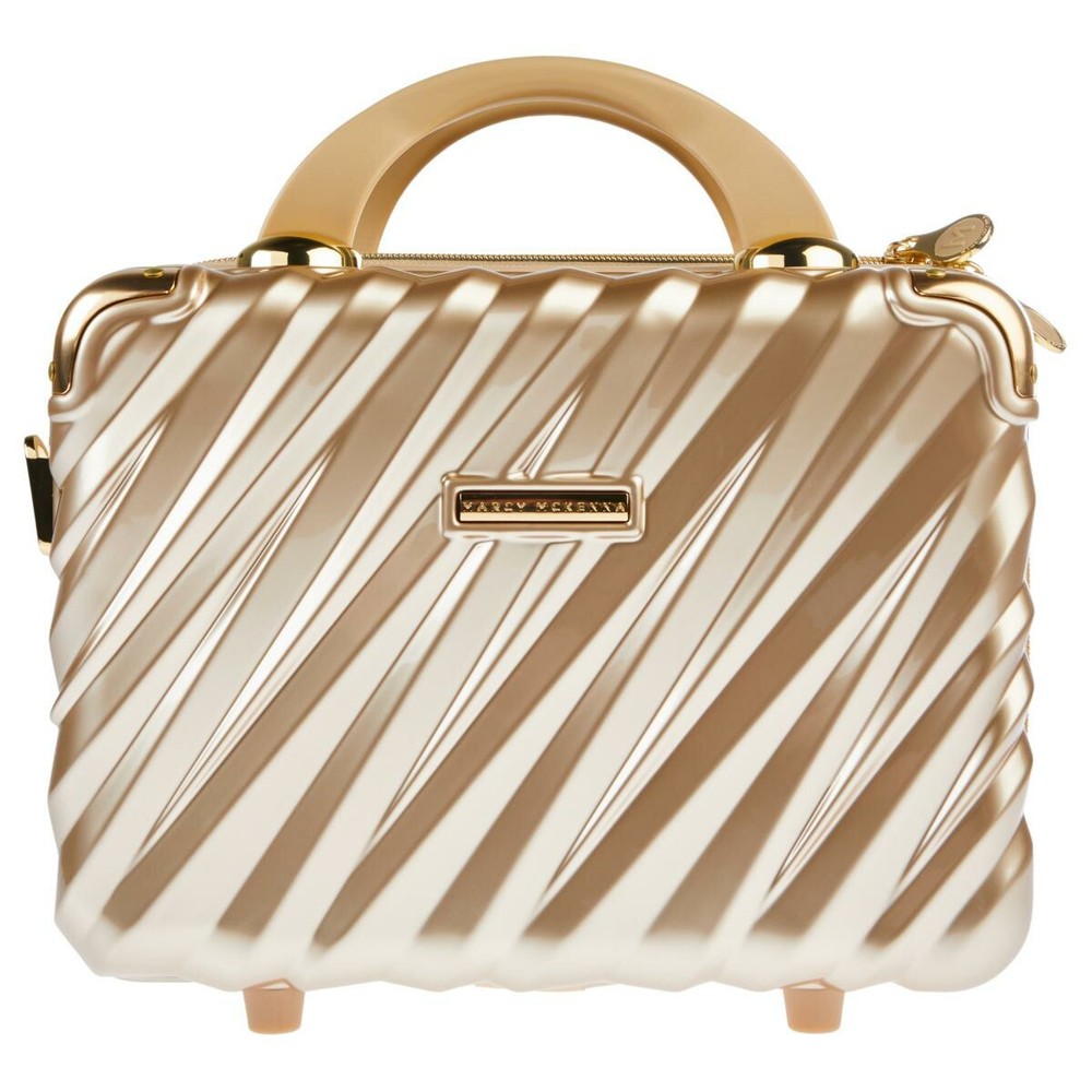 Marcy McKenna Hamptons Beauty Case and Mini Case Bundle 2-pc Set Purple NWT