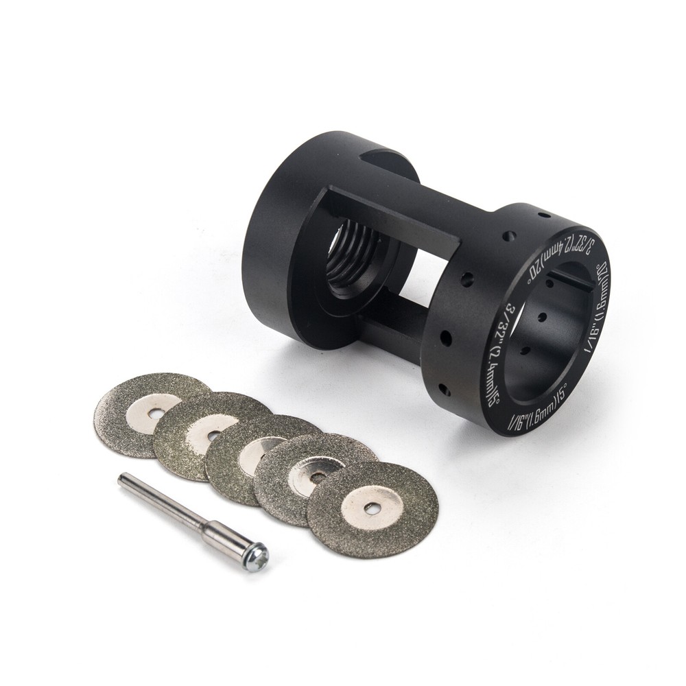 Tungsten Electrode Sharpener & Grinder Multi-Angle Offsets Tool For TIG Welding