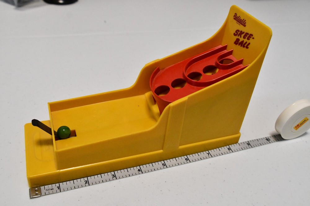 skee ball arcade game vintage plastic