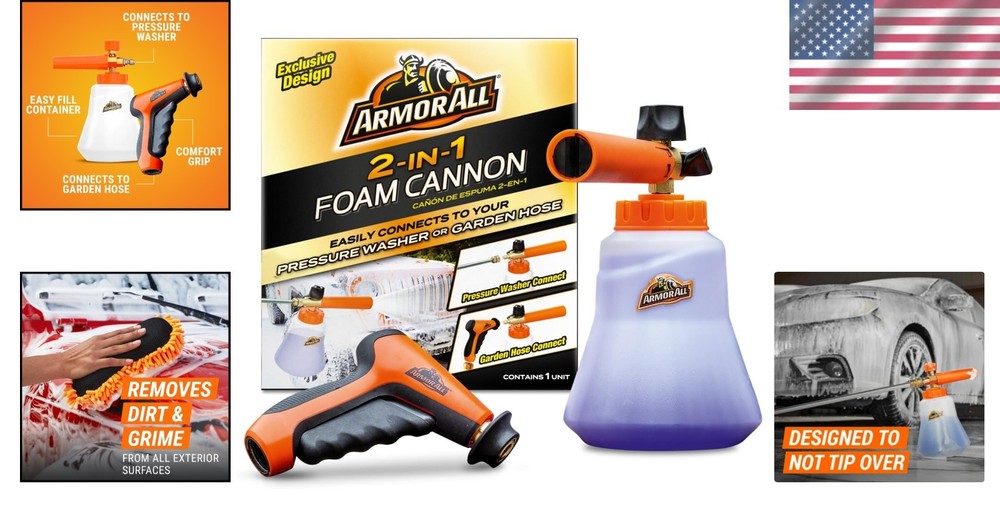 Foam Cannon Connects to Power Washer=