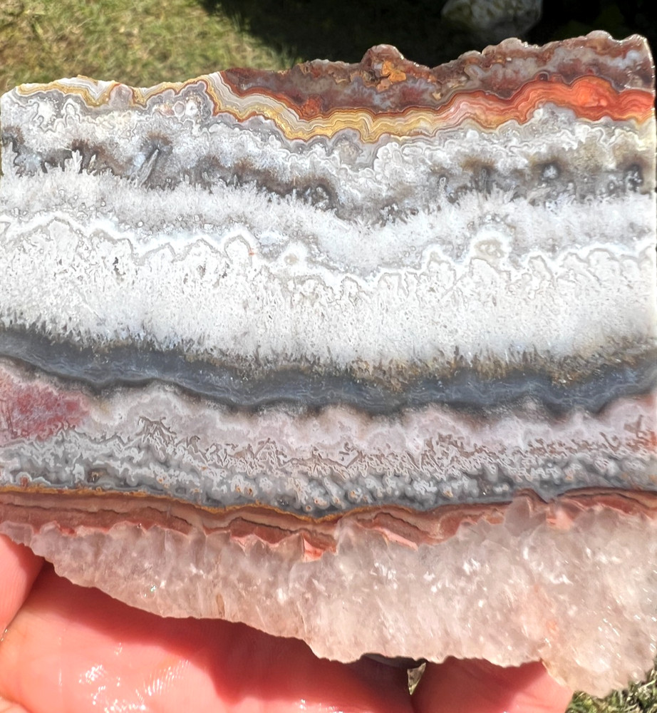 Mexican Crazy Lace Agate Slabs - 172g