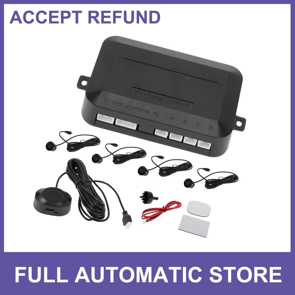 Auto Reverse Backup Radar System 4Parking Sensors