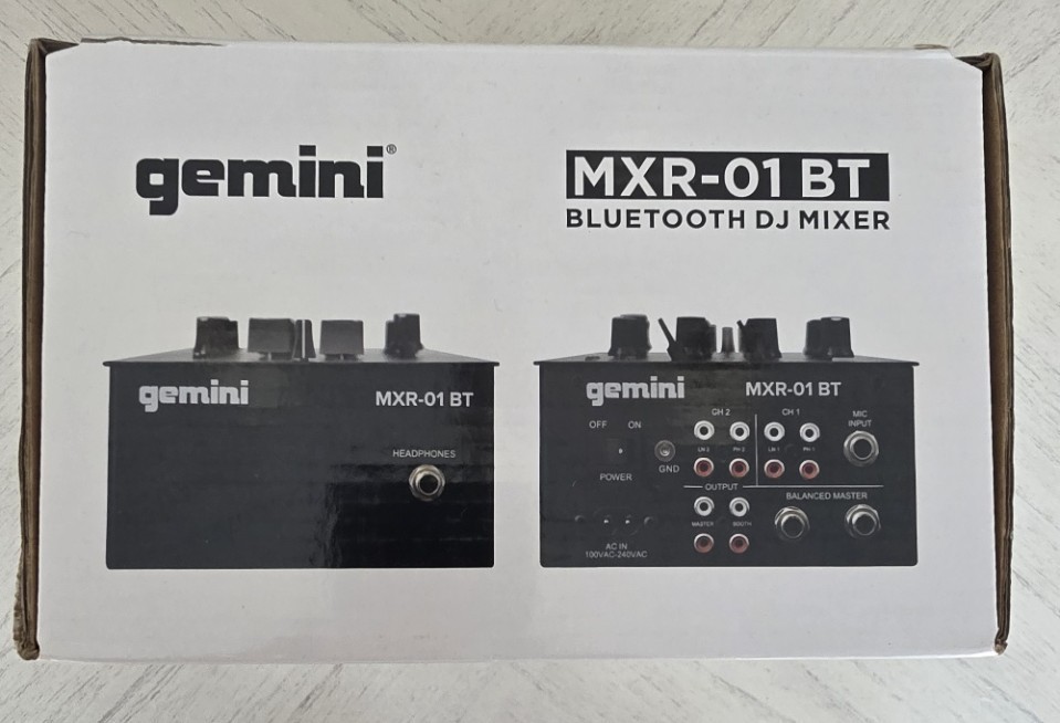 Gemini MXR-01 BT Bluetooth DJ Mixer