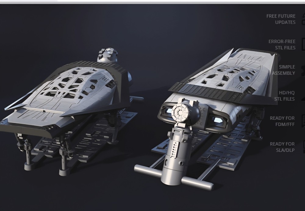 Interstellar 1/40 Scale 21" Ranger 1 Interstellar Orbital Shuttle Ship