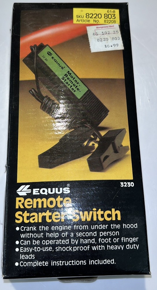 EQUUS 3032 10 Function Analyzer, 3050 Remote Start Switch, 3110 Timing Light