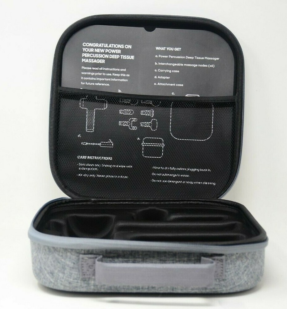 Sharper Image Power Percussion Massage Gun Carry Case ONLY