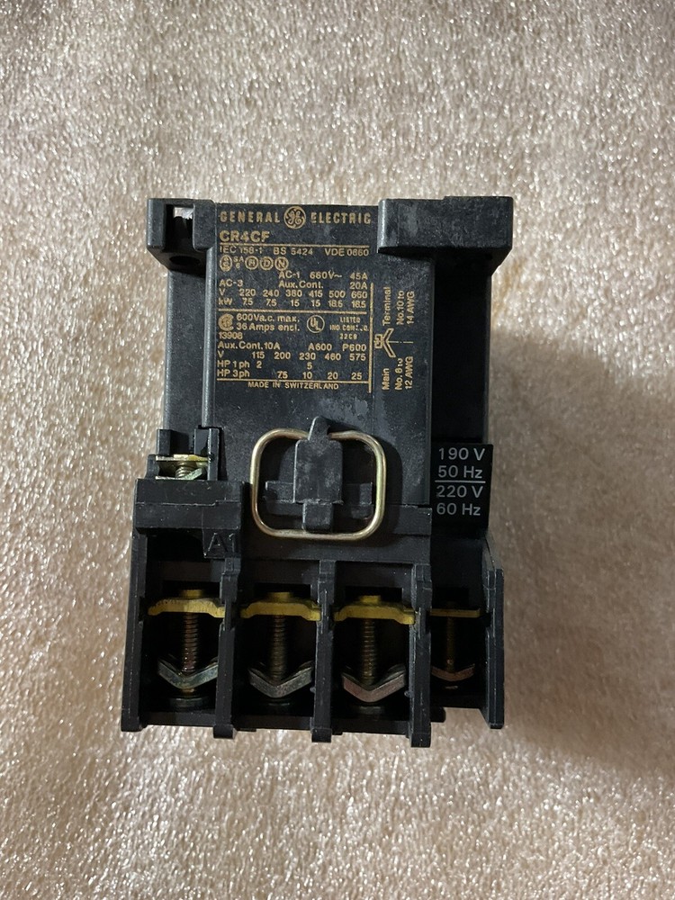 GE Magnetic Contactor CR4CF