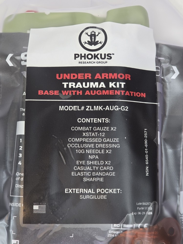 Phokus Kit Under Armor Trauma Kit Base With Augmentation X