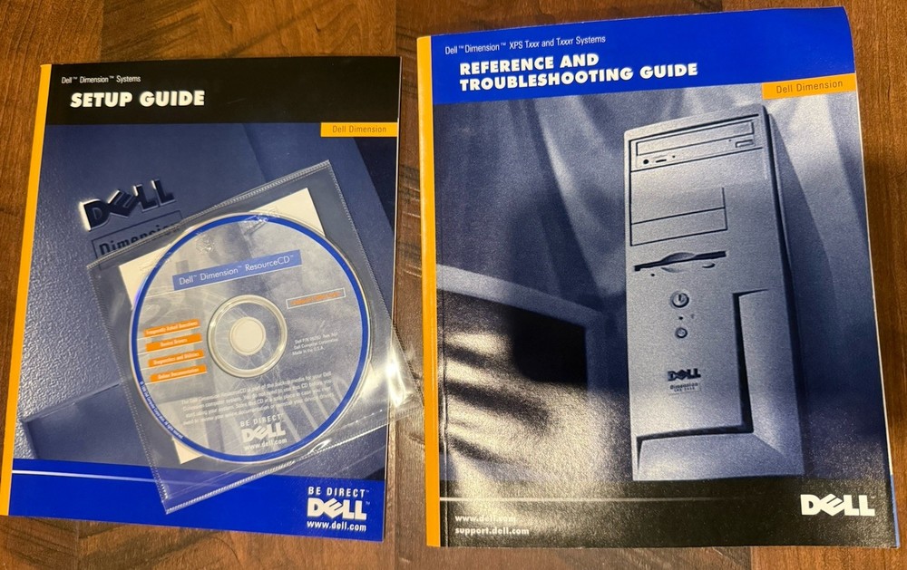 Dell Dimension Systems Setup Guide, Reference Troubleshooting Guide Resource CD