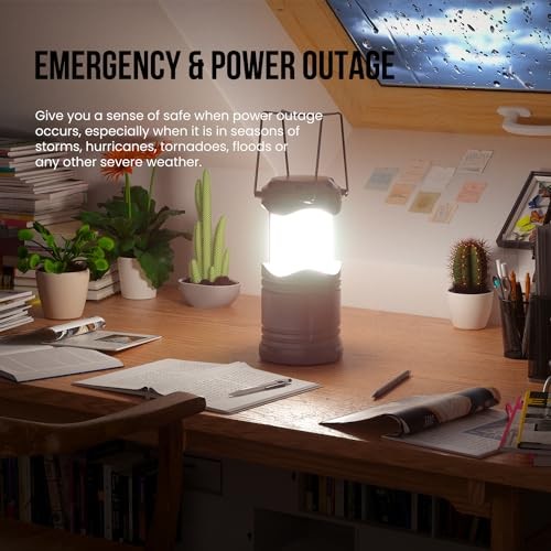 8 Pack LED Lantern Camping Light, Battery Operated Lanterns COB Super Bright