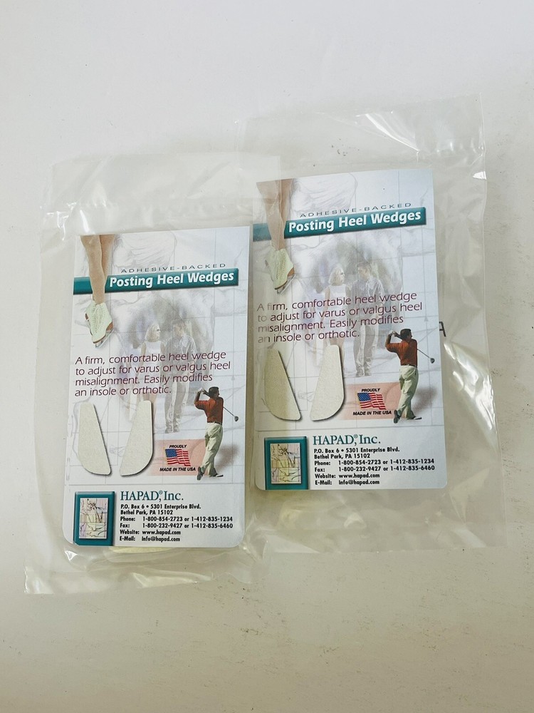 2 X Hapad Posting Heel Wedges