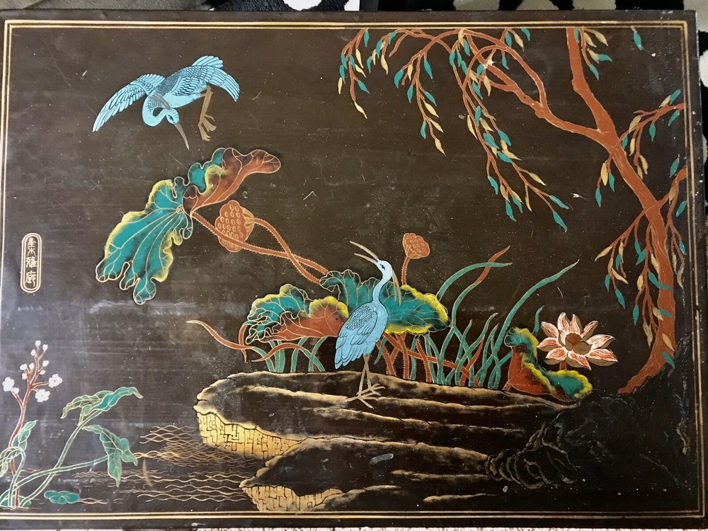Maitland Smith Limited Hand-Painted Chest