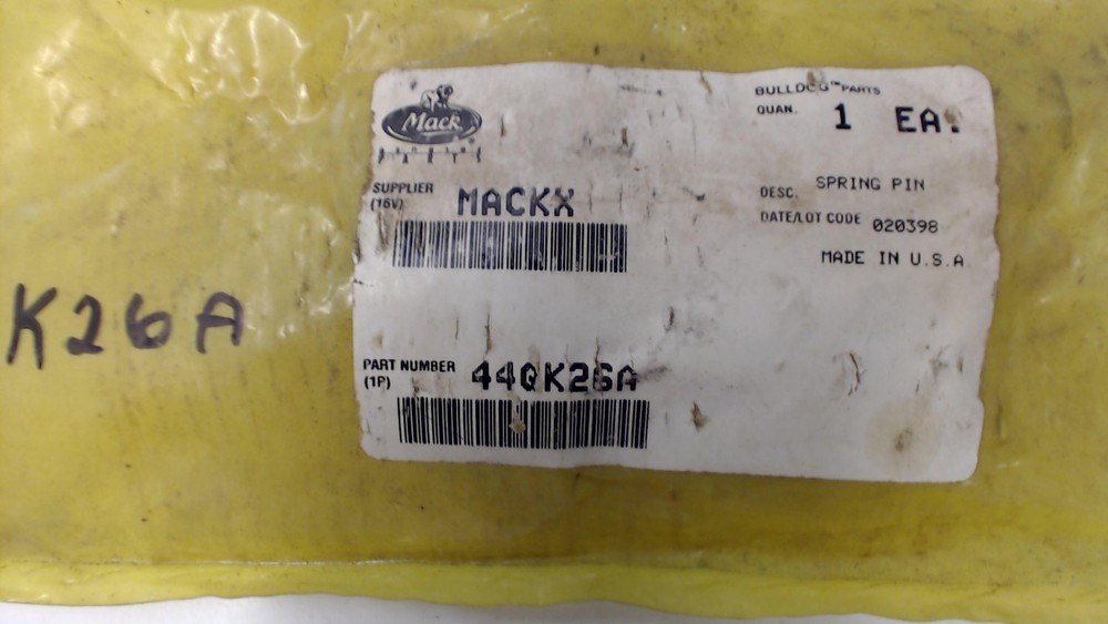 Mack OEM 44QK26A Spring Pen