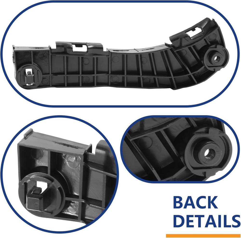 Front Bumper Cover Bracket Retainer Support Pair for Size: For 2007-2011 Years