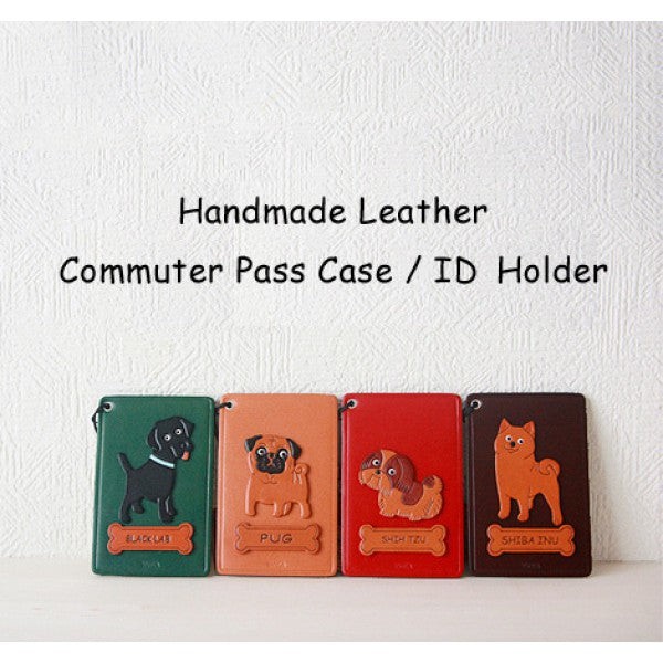 Main Coon Leather Commuter Pass/Passcard Holders