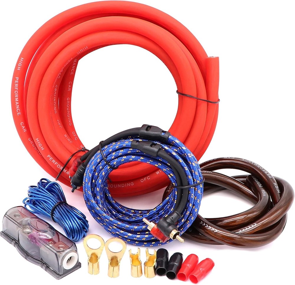 0 Gauge Car Wiring Kit for 3000W Audio Systems: Complete Installation Solution