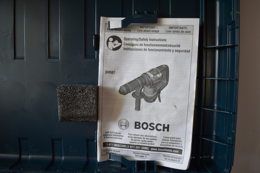Bosch SDS-Max DH507 Demolition Hammer- TESTED