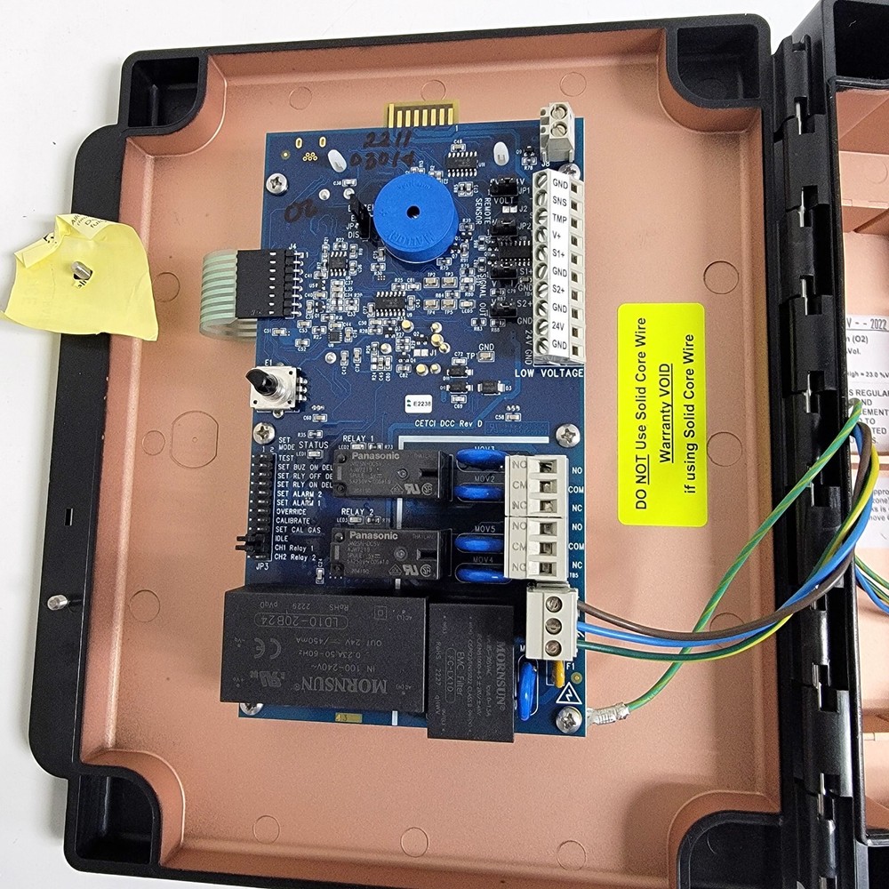 DCC Gas Detection Dual Channel Controller DCCA-02 for Gas Detection, 2 channel