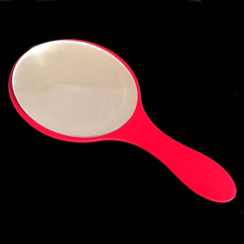 Oval Coloured Hand Held Mirrors