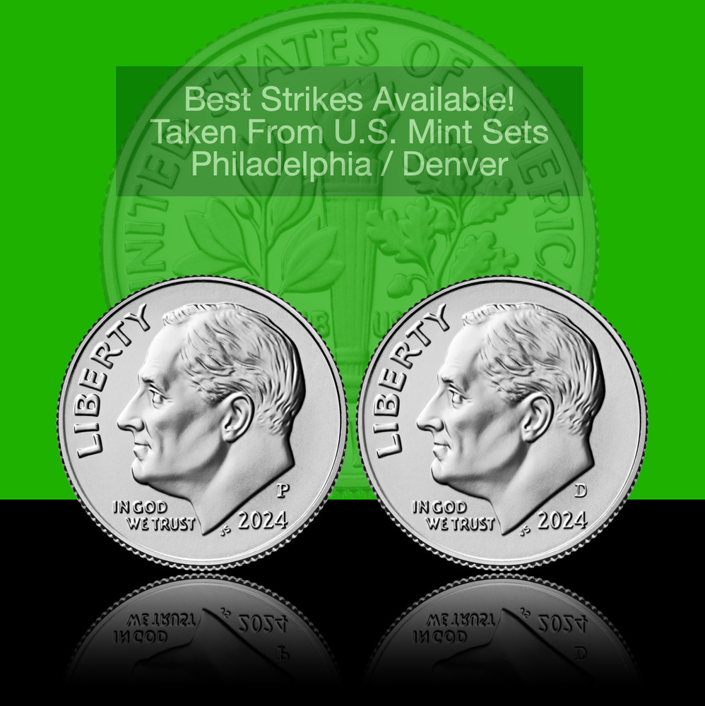 2024-PD Roosevelt DIME / From Recently Released US Mint Sets / BEST STRIKES