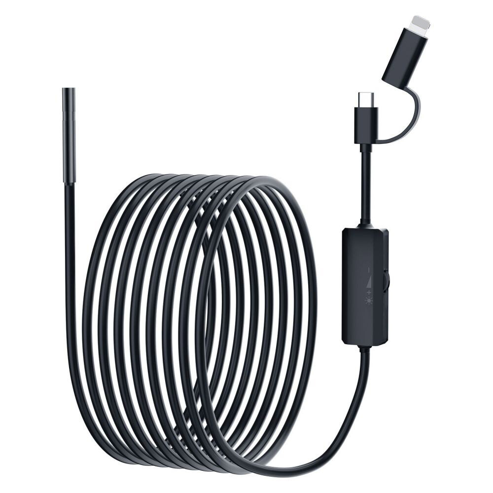 1/2/3/5M Endoscope Android iPhone Type-C Borescope Waterproof Inspection Camera