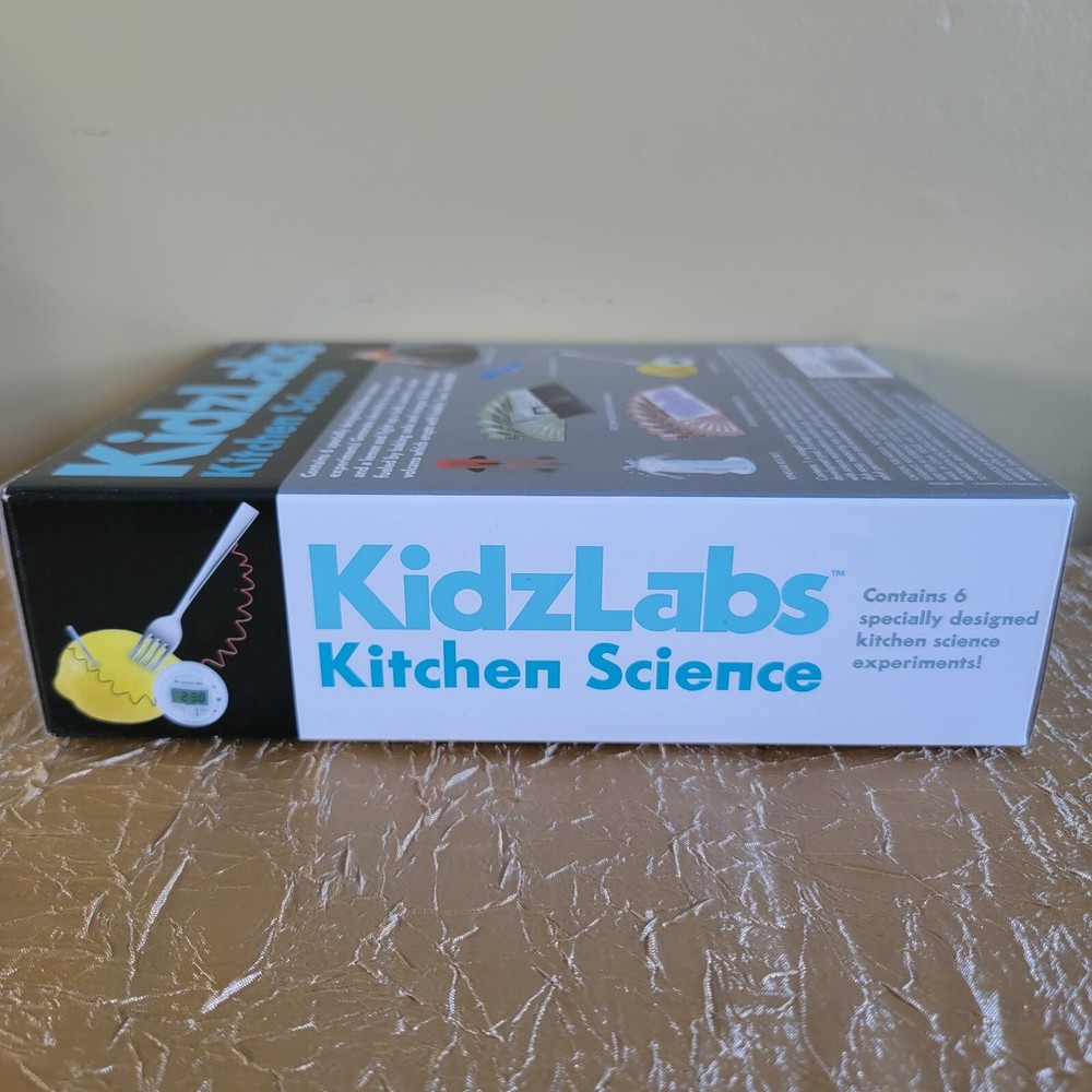 KidzLabs Kitchen Science Kit Six Experiments 4M Education Fun Ages 8+