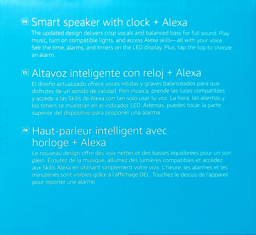New Echo Dot CLOCK Smart speaker with Alexa - Random Colors SHIPS SAME DAY