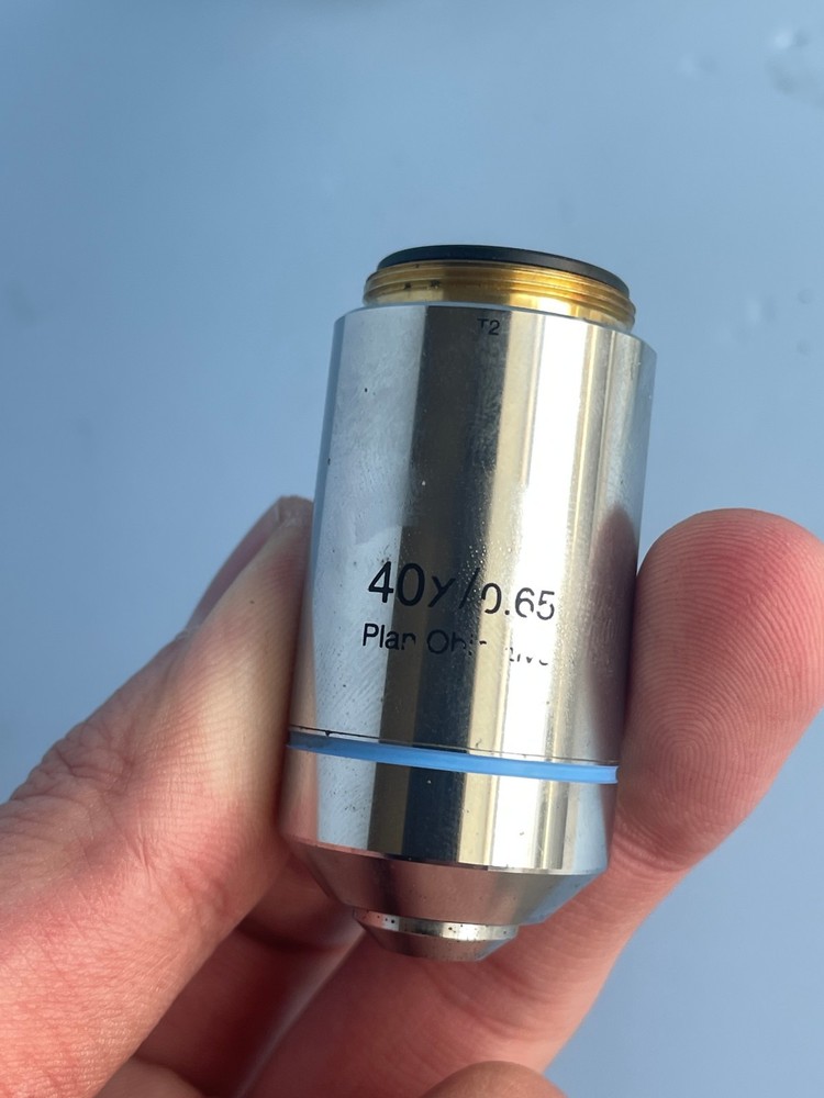 Olympus microscope objective lens Infinite distance Plan 4/10/40/40