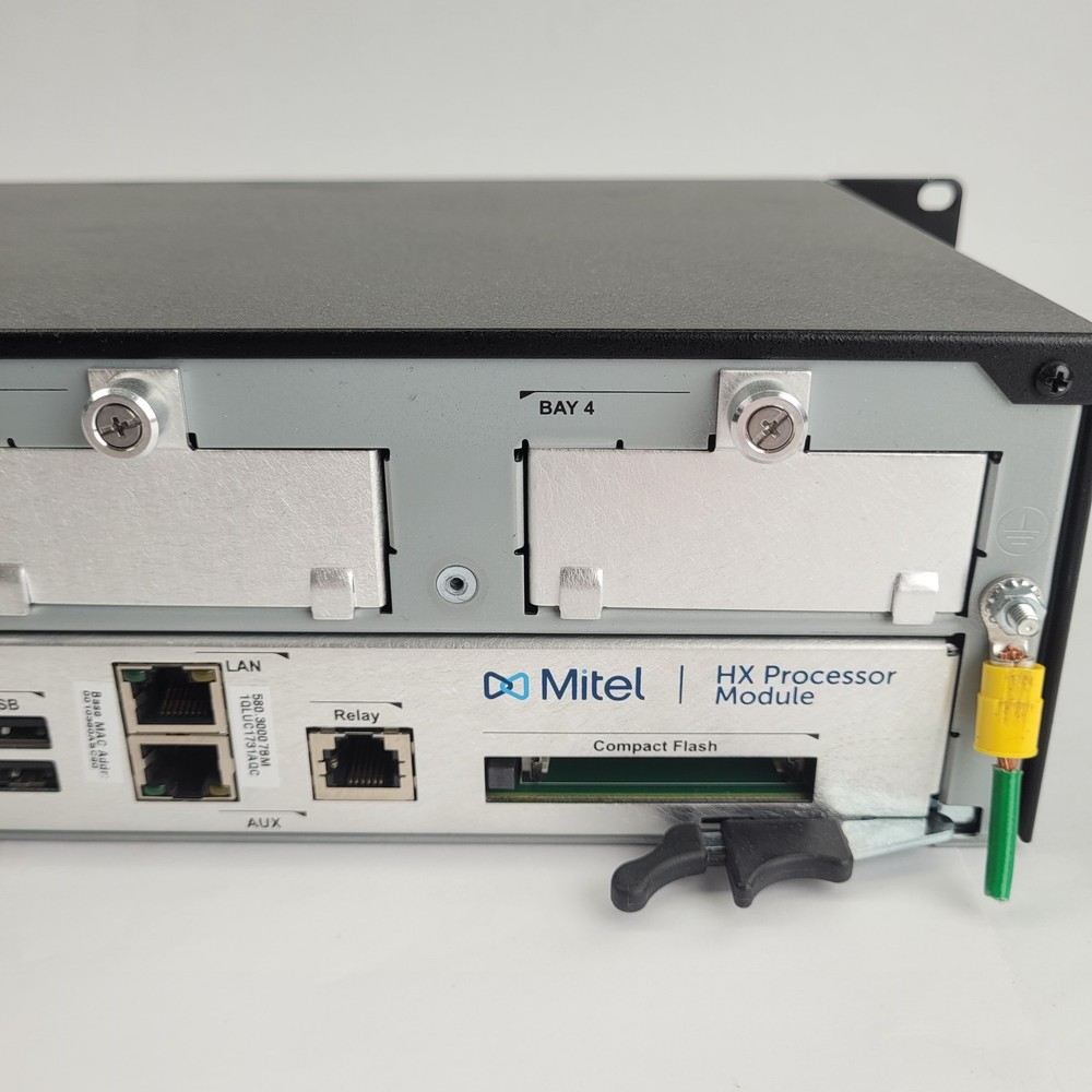 Mitel 50006791 5000 HX Processor Module Controller Base Rack, 24VDC, 6A. - USED