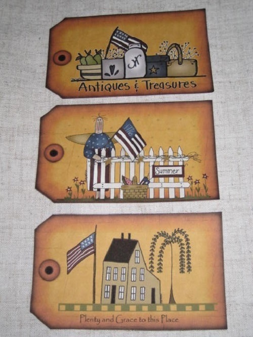 PRIMITIVE 12 AMERICANA HANG TAGS (PLP-2)