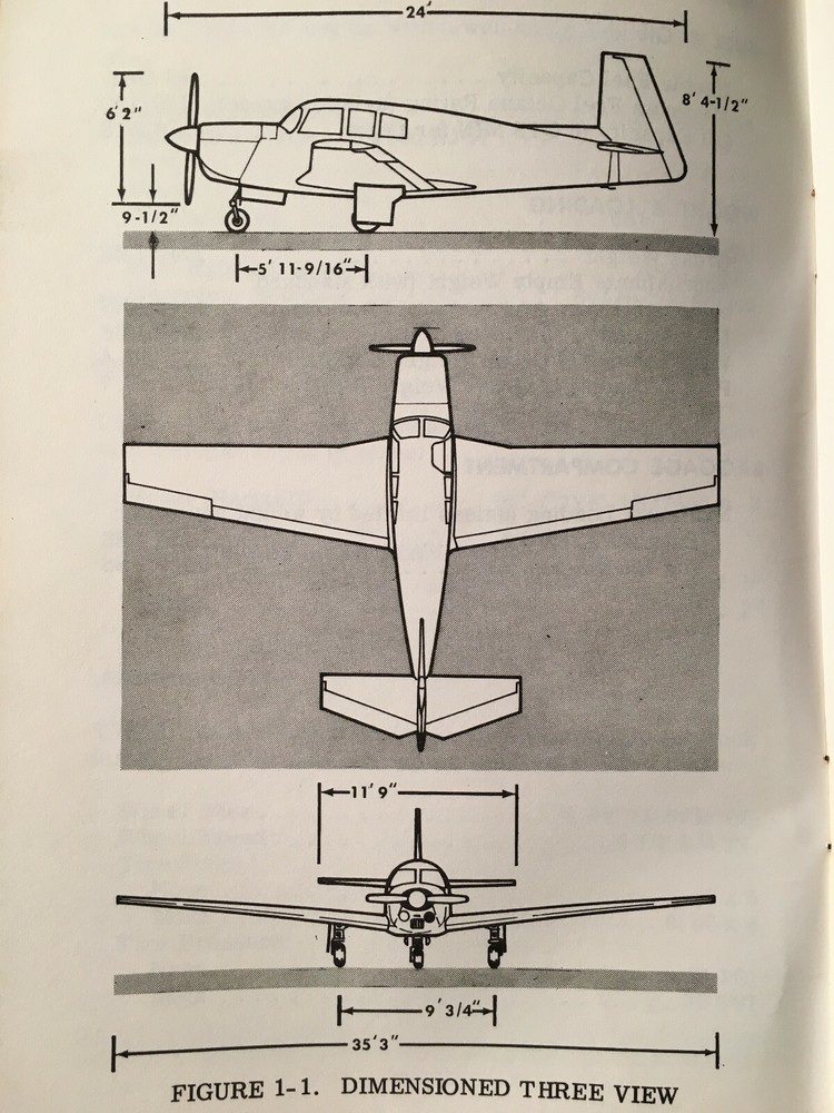 1968 Mooney Executive 21, M20F Owner's Manual