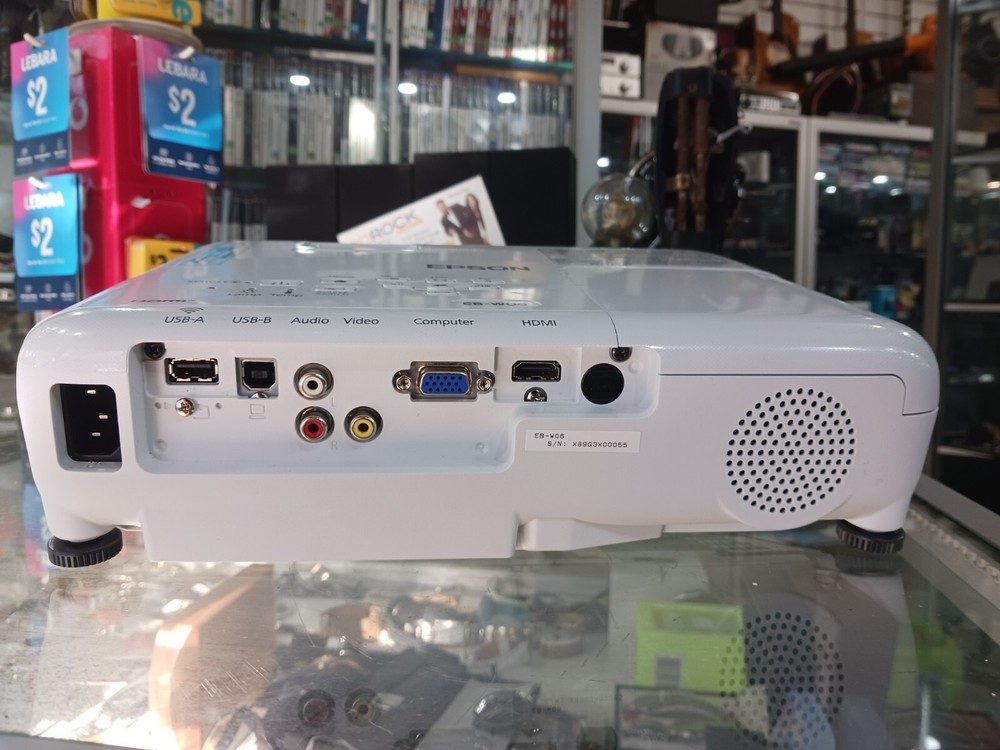 Epson EB-W06 MULTIMEDIA WXGA 3LCD Projector White WITH REMOTE