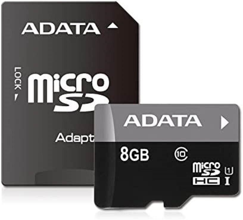 ADATA Premier 8GB microSDHC/SDXC UHS-I U1 Memory Card with Adapter