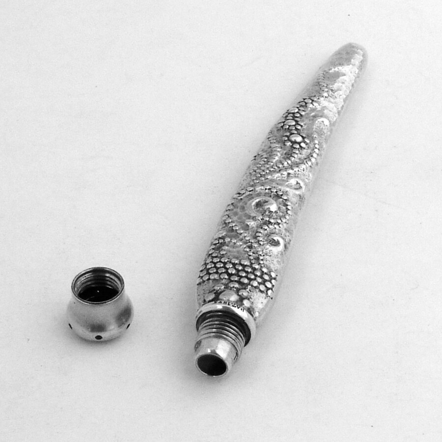 Nautical Design Perfume Bottle Whiting Sterling Silver 1873