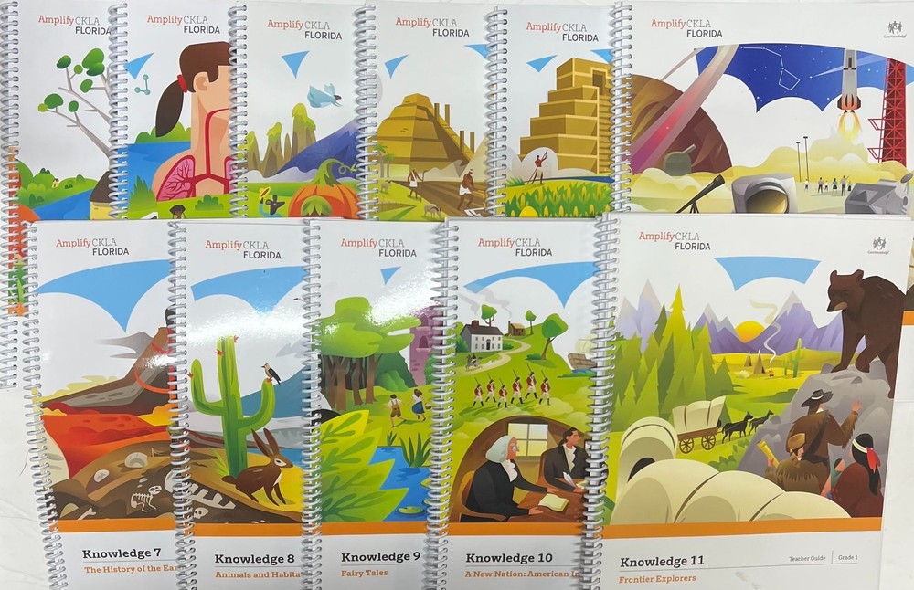 Grade 1 Amplify CKLA Knowledge Teachers Guide Set Florida 1-11