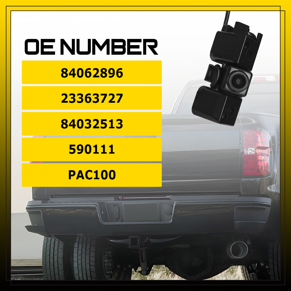 Rear Tailgate Handle Backup HD Camera For Chevy Silverado GMC Sierra 2016-2019