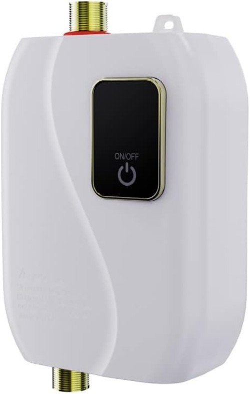 Tankless Electric Water Heater 110V 3000W, Instant Hot Water System with LED ...