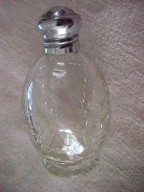 Small Shaker Bottle 2 1/2 " , 1" Bottom Crackle Look
