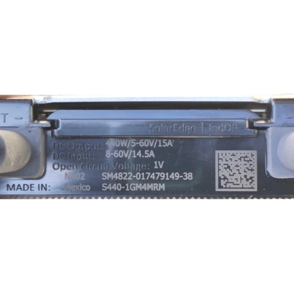 SolarEdge S440 power optimizer