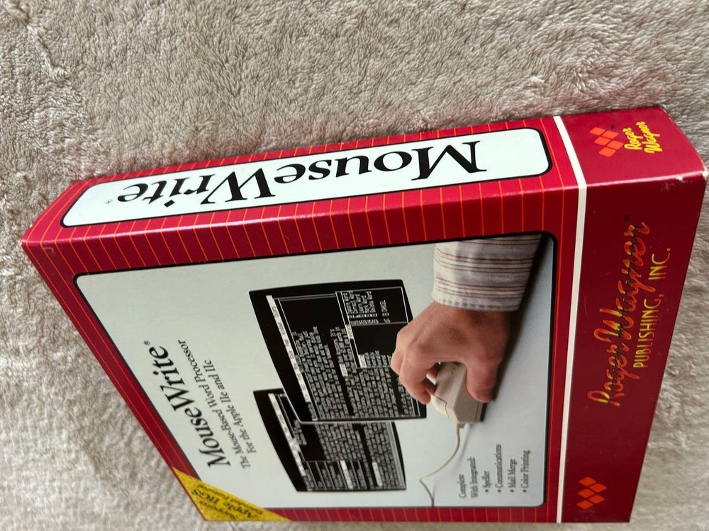 Macintosh MouseWrite Word Processor for Apple IIc IIGS IIe. Software 1985-86 #2