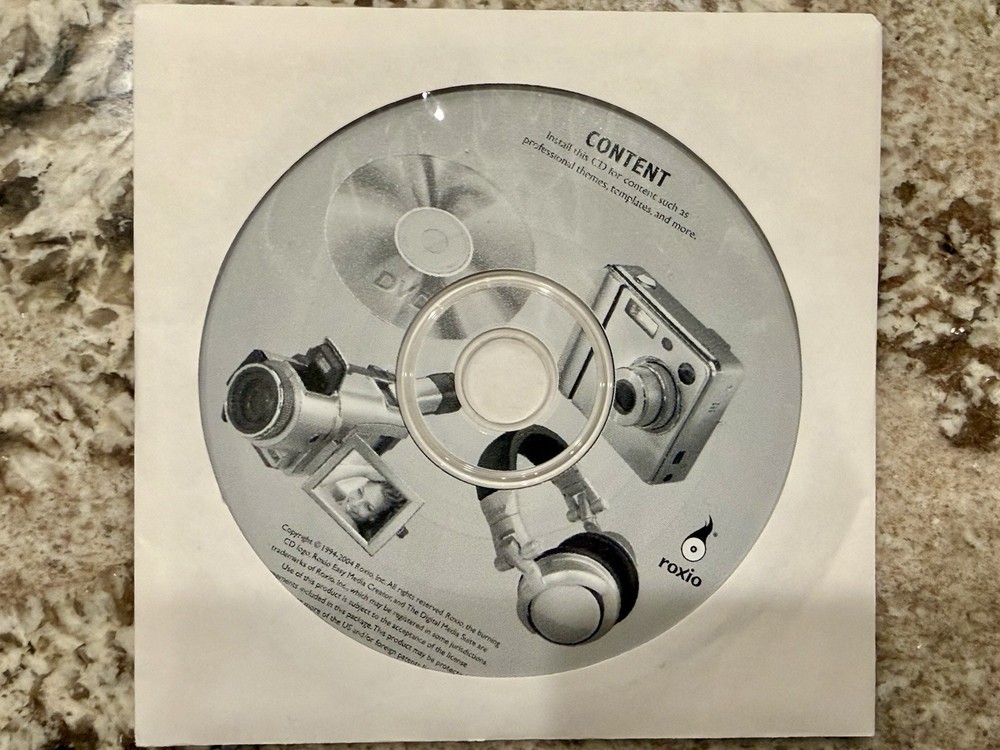 Roxio Photosuite 7 Platinum Software CD PC 1996-2004