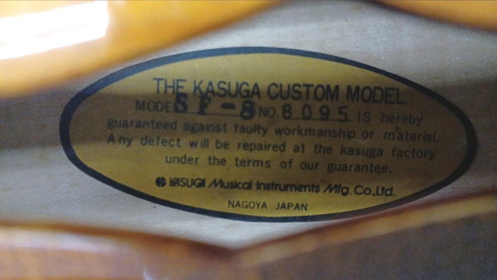 KASUGA SF-8 Flat Mandolin
