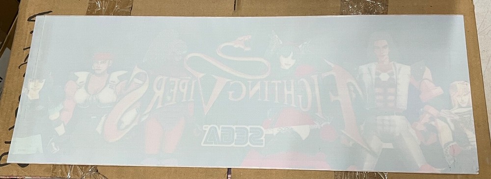 NOS SEGA Fighting Viper marquee translite