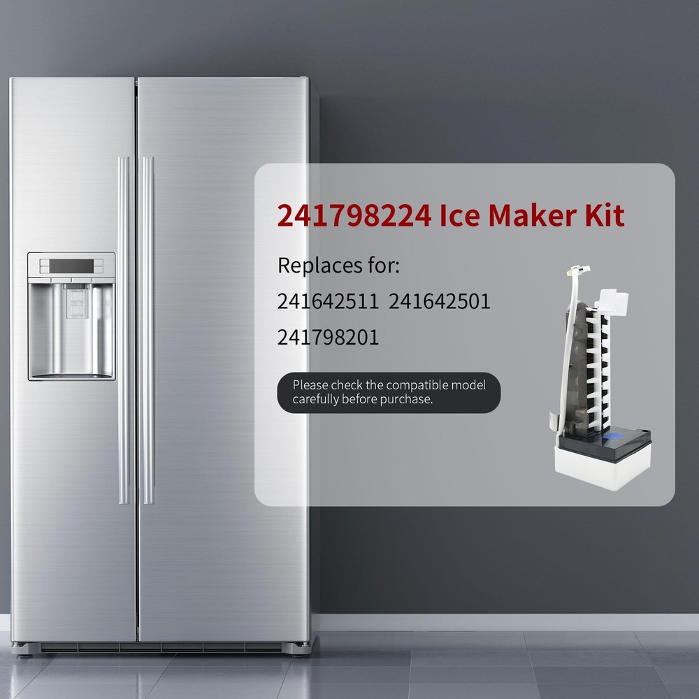 241798224 241798231 241798211 Ice Maker Assembly Replacement, Compatible...
