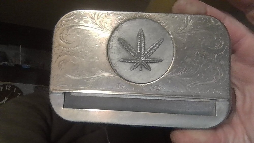 SILVER VITAGE MARIJUANA JOINT ROLLING MACHINE