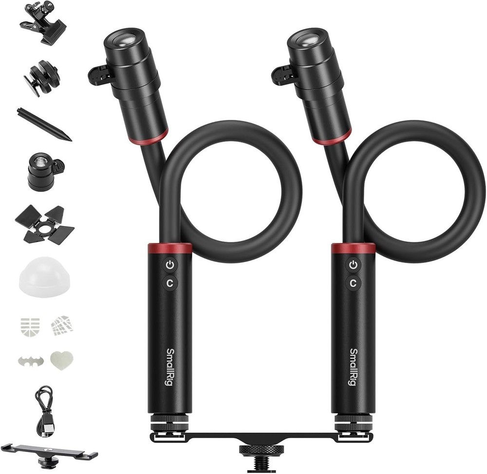 SmallRig RM 03 Macro Photography LED Light - 2 Pack Adjustable Beam Angle 5796