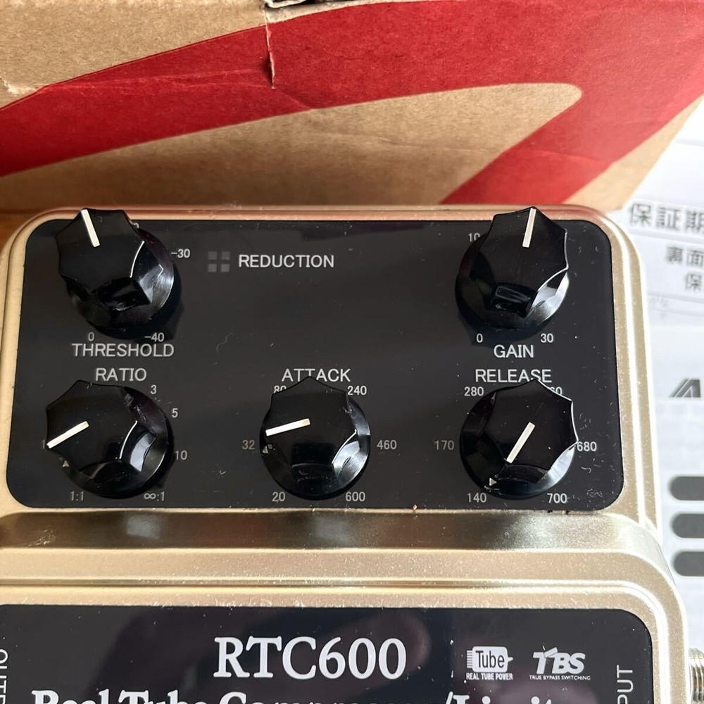 Maxon RTC-600 Compressor Limiter Audio Dynamics Processor Vintage Used