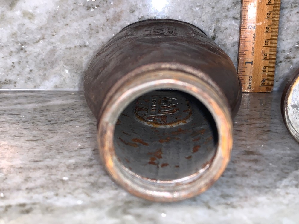 Vintage Justrite Metal Bottle