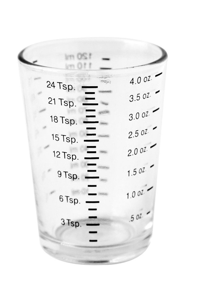 Fox Run 4 oz. Mini Measuring Glass (12-Pack)